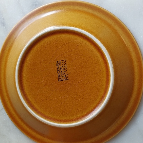 HORNSEA England "Saffron" pattern 1976 cup & saucer- 3 available - Picture 7 of 8